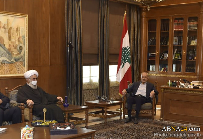 Dünya Ehlibeyt (a.s) Kurultayı Genel Sekreteri Lübnan Meclis Başkanı İle Görüştü + Foto