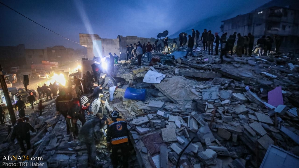 پیام تسلیت مجمع اهل بیت(ع) سوریه در پی وقوع زلزله مرگبار در این کشور