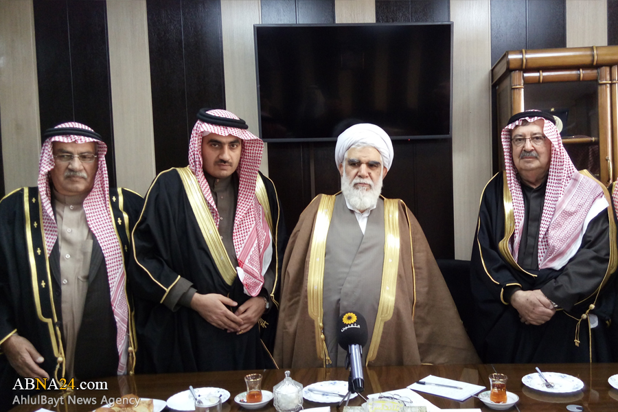 Photos: Group of Syrian tribal chiefs meet with Ayatollah Akhtari in Tehran