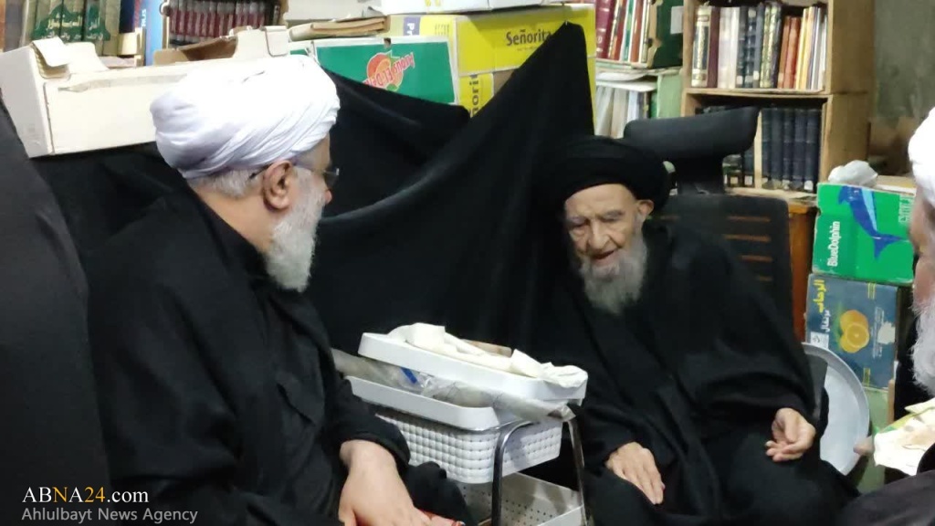 Ayatollah Ramazani met with Ayatollah Sayed Mohammad Mahdi Al-Kharsan + Photos