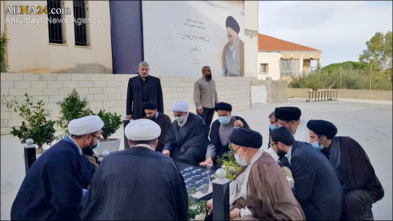 Ayetullah Ramazani Allame Seyit Cafer Murtaza El-Amuli’nin Mezarını Ziyaret Etti + Foto
