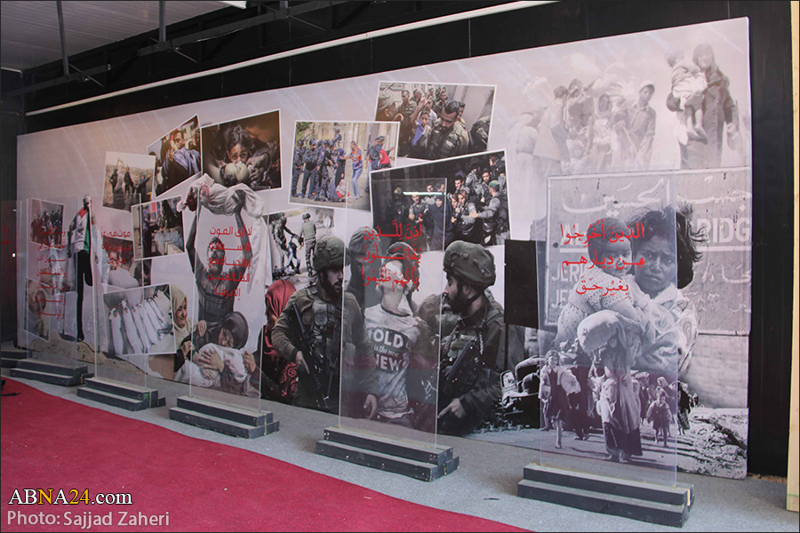 Photos: Photo exhibition of the Call of Al-Aqsa Mowkeb on the way of the Arbaeen pilgrimage