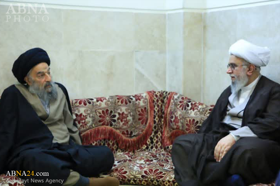 Фоторепортаж/ Встреча Генерального секретаря Всемирной Ассамблеи Ахль аль-Байт (мир им) с аятоллой Мудареси