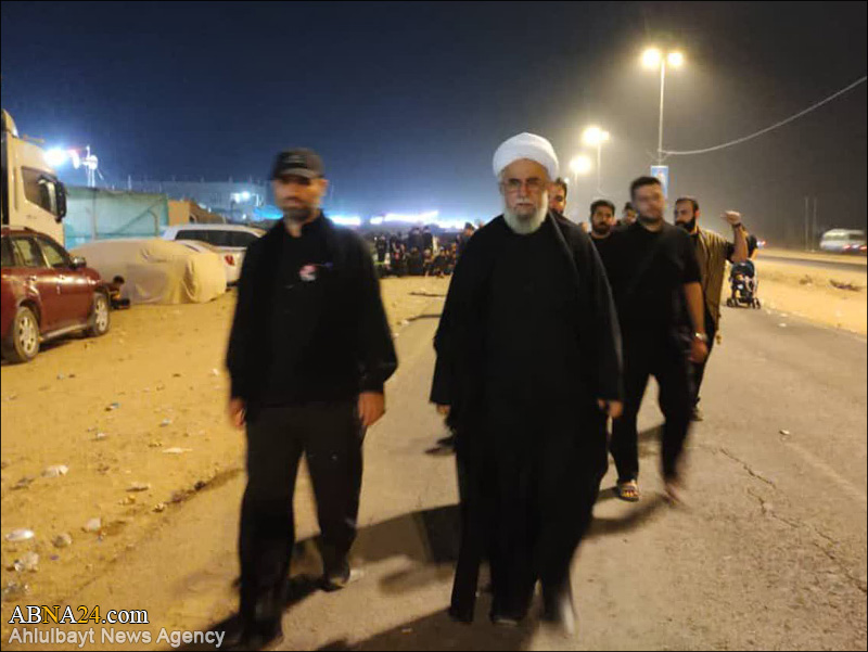 گزارش تصویری/ حضور دبیرکل مجمع جهانی اهل بیت(ع) در راهپیمایی اربعین حسینی