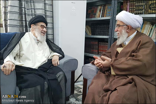 تصویری رپورٹ/ اہل بیت(ع) عالمی اسمبلی کے سیکرٹری جنرل کی آیت اللہ قزوینی سے ملاقات