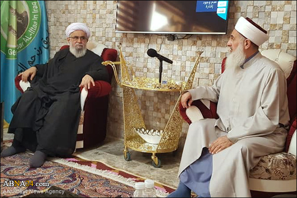عکس خبری/ دیدار دبیرکل مجمع جهانی اهل بیت (ع) با مفتی اعظم اهل سنت عراق 