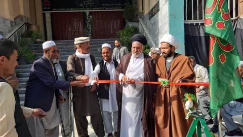 رئیس مجمع محبان اهل‌بیت(ع) افغانستان حفر یک حلقه چاه عمیق را افتتاح کرد + تصاویر