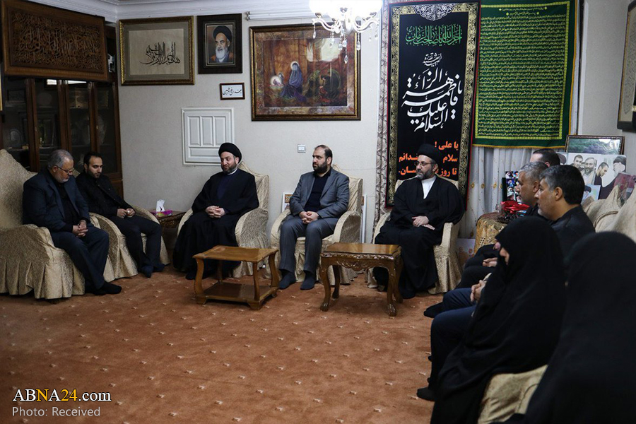 حضور عضو عراقی شورای عالی مجمع جهانی اهل بیت(ع) در منزل سپهبد شهید سلیمانی + عکس