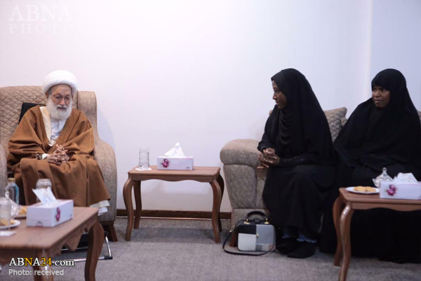 Photos: Daughters of Sheikh Zakzaky meet with Ayatollah Isa Qassim