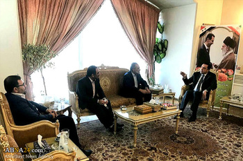 دیدار رئیس شبکه تلویزیونی الثقلین با سفیر سوریه در تهران + عکس