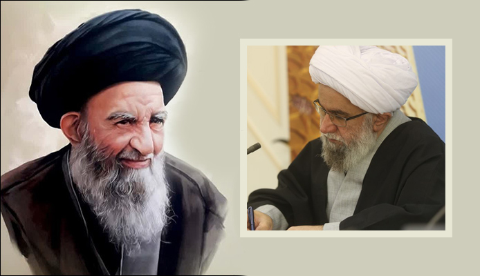 Ayatollah Ramezani expressed his condolences on demise of Ayatollah Sayed Mahdi al-Khersan